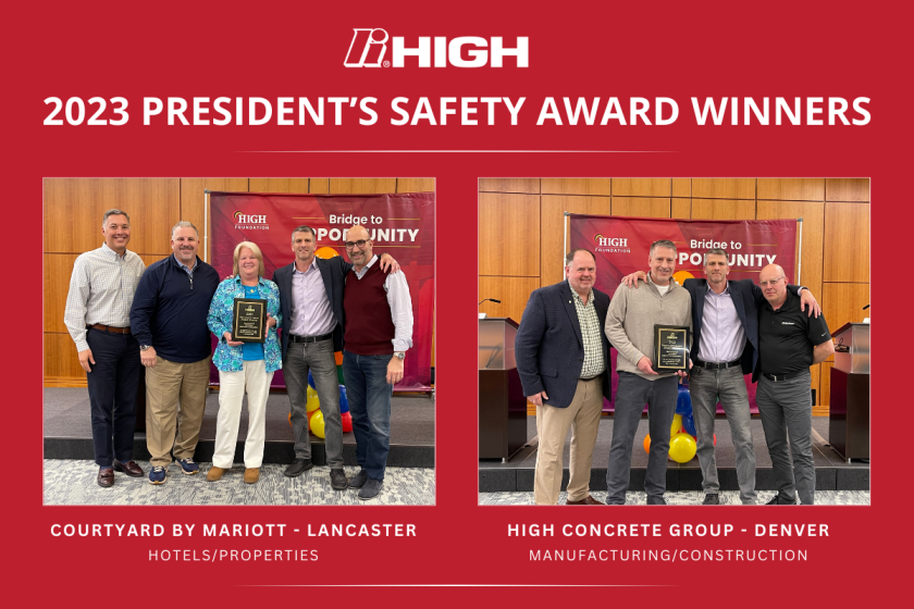 2023 High Companies President's Safety Awards 